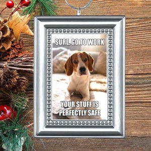 Beagle‎ Puppy Dog Funny Christmas Tree Ornament